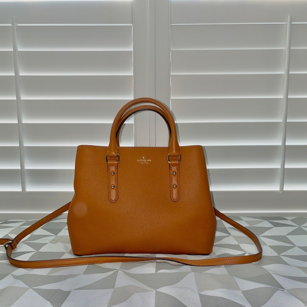 Kate Spade Larchmont Avenue Evangelie brown purse